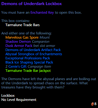 Demons of Underdark Lockbox